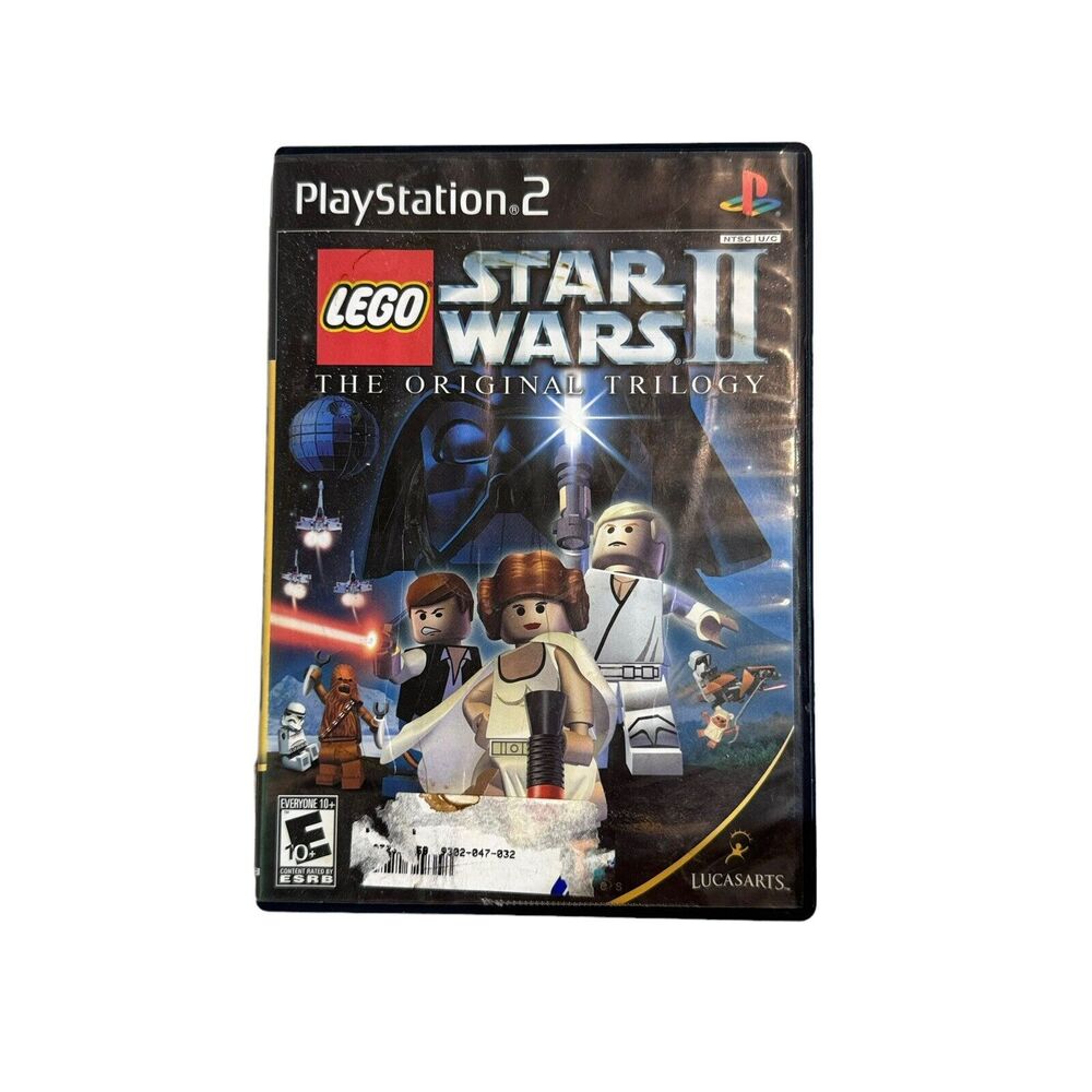 LEGO Star Wars II 2: The Original Trilogy (Sony PlayStation 2, PS2) COMPLETE